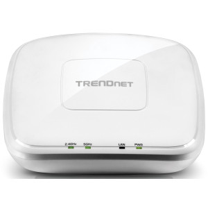TRENDnet TEW-825DAP 4 dBi AC1750 PoE WiFi 5 access point, internal antennas, MIMO technology, 2.4/5 GHz